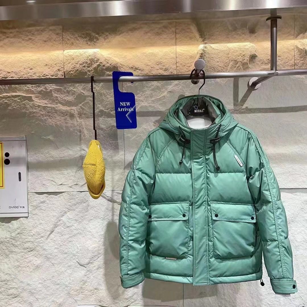 雪中飞2023冬季免洗滑料羽绒服男潮流三防加厚保暖上衣时尚帅气短