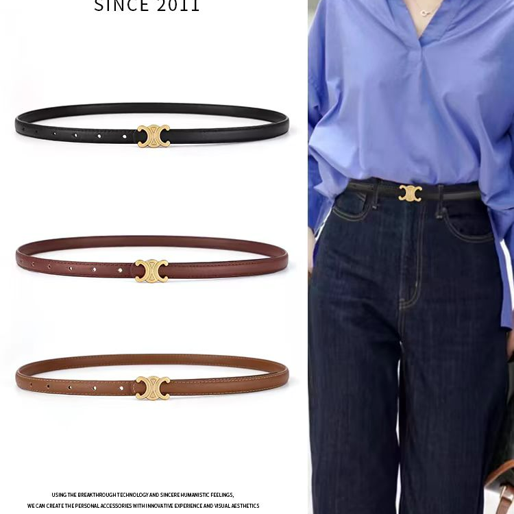 网红ins风女士真皮腰带牛仔裤真皮皮带连衣裙收腰腰带女士真皮