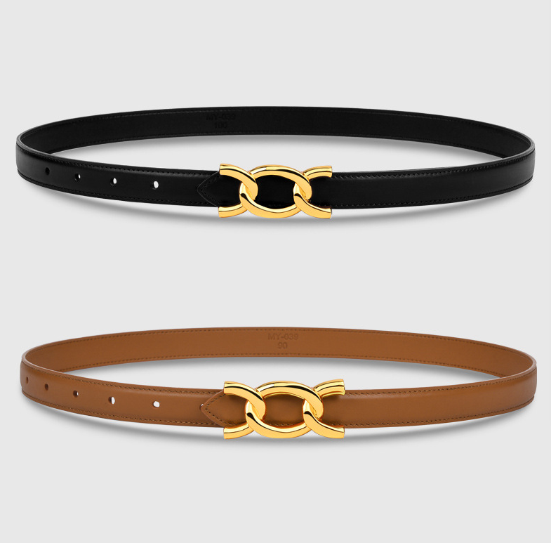 小众品牌女士真皮牛皮皮带气质百搭腰带连衣裙腰带女士大衣腰带女