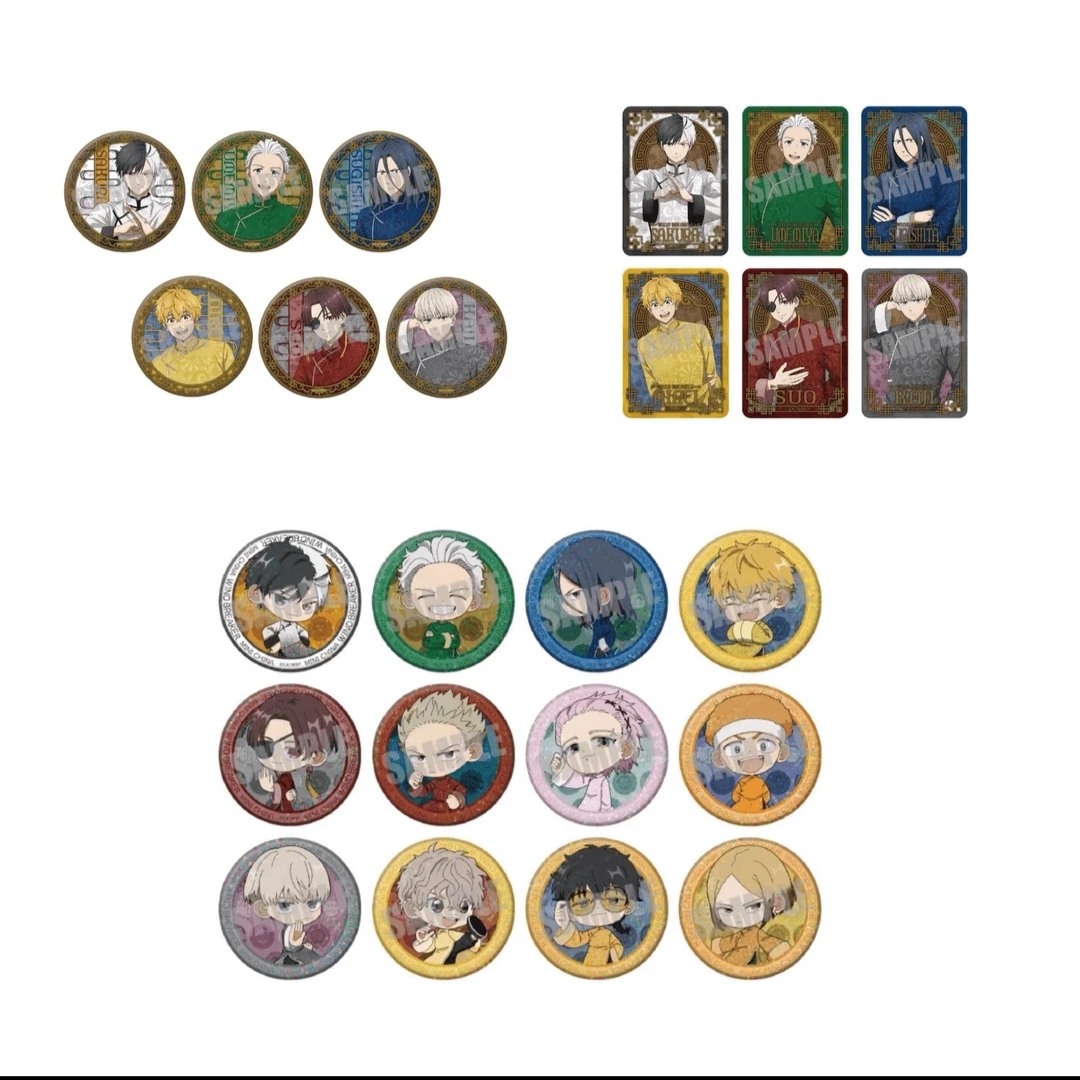 【代拆】防风玲中华风咖啡吧唧透卡 徽章盲盒