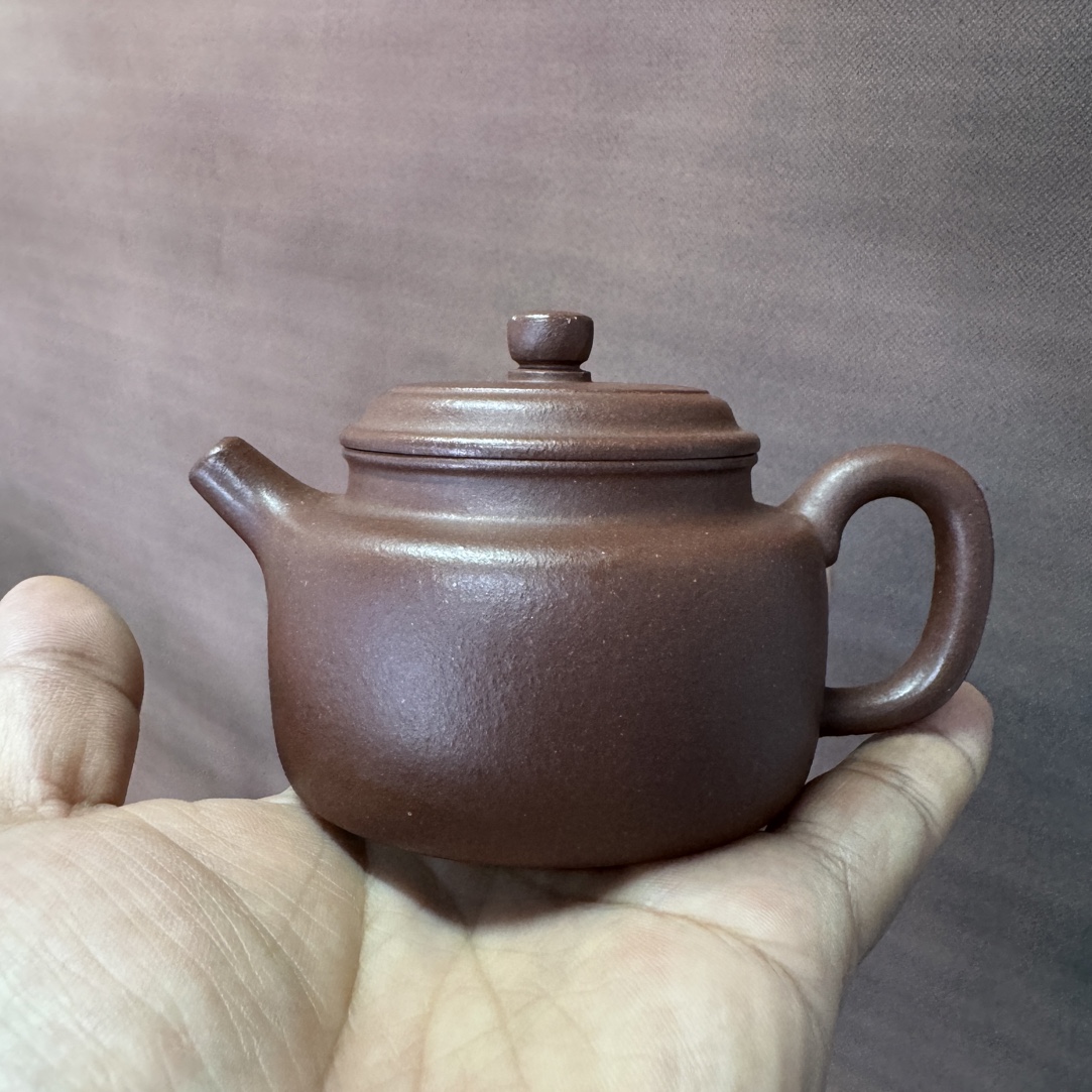 泥源坊原矿紫砂炼泥厂出品半手工德钟约130cc底槽清30目内推孔