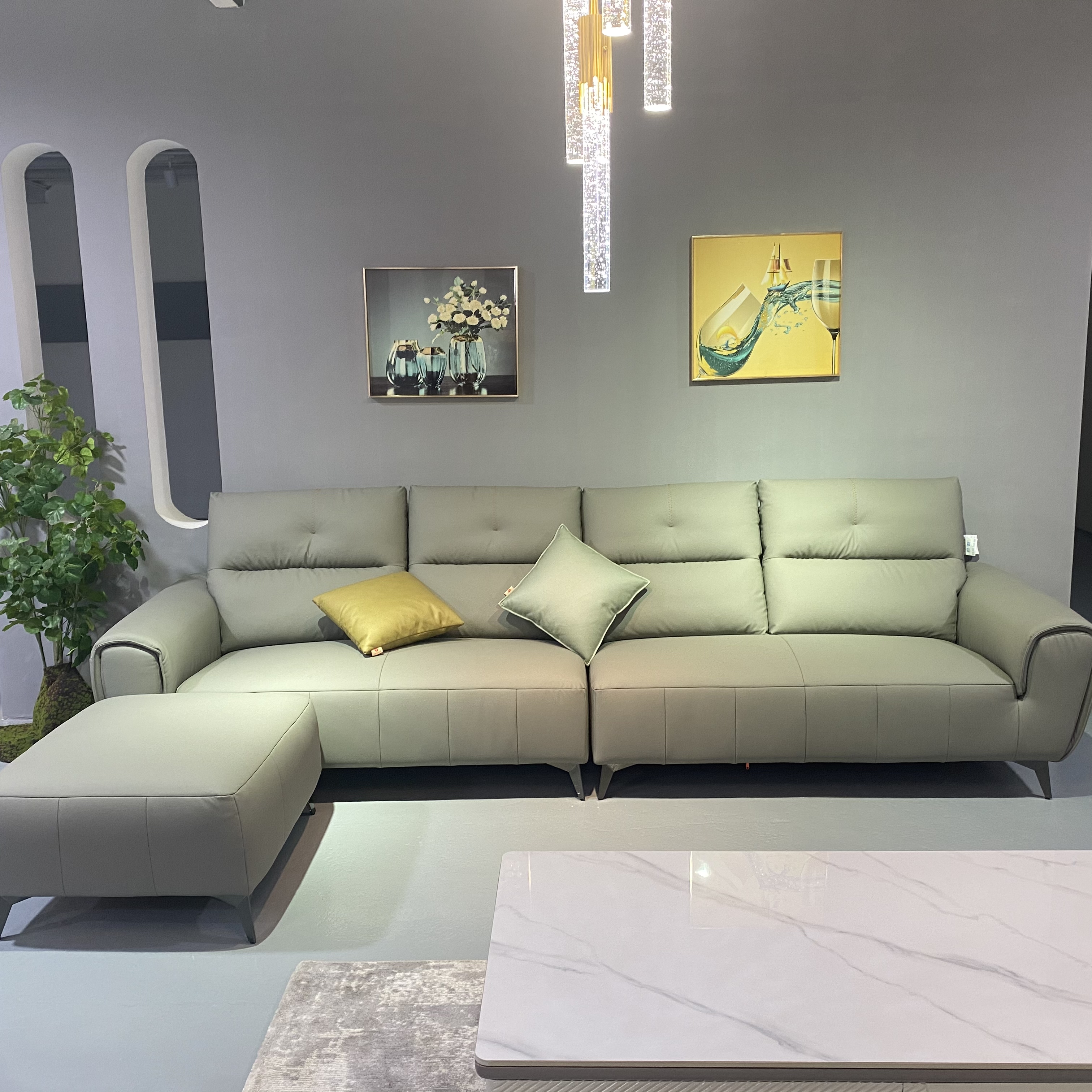 猫抓皮式简约时尚沙发