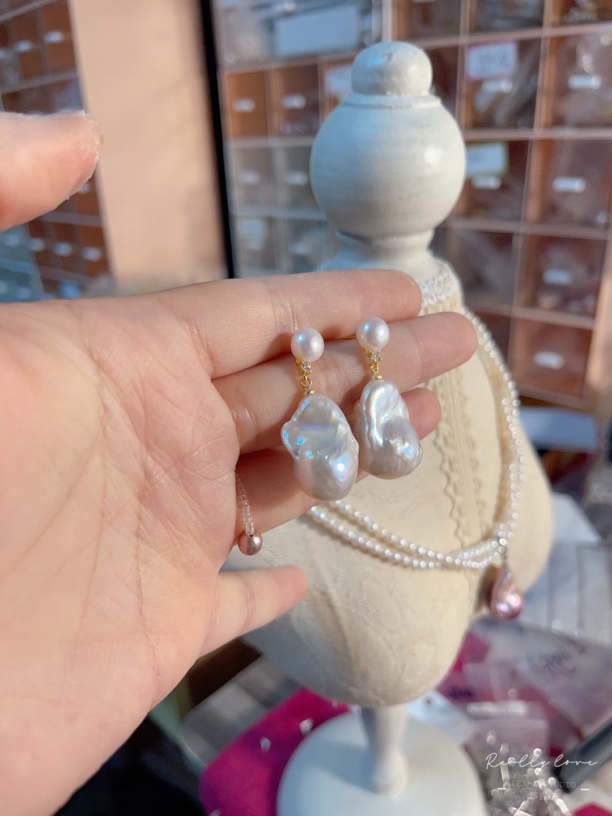 非金属合成锆石耳饰 大巴耳坠定制专拍