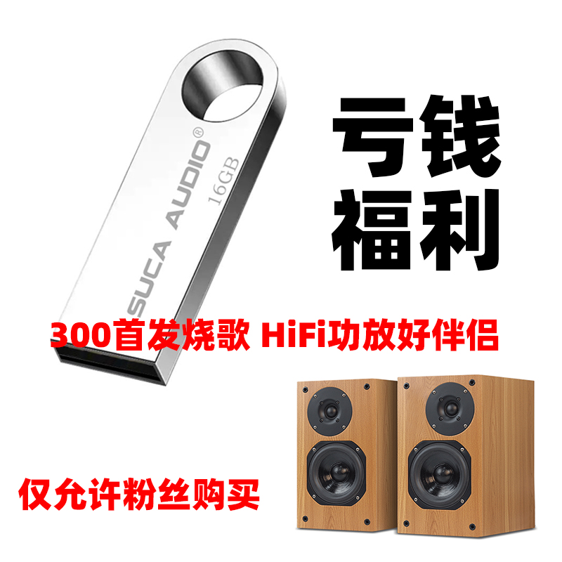 【亏钱福利】家用功放300首16G发烧HiFi无损歌U蟠高端功放伴侣