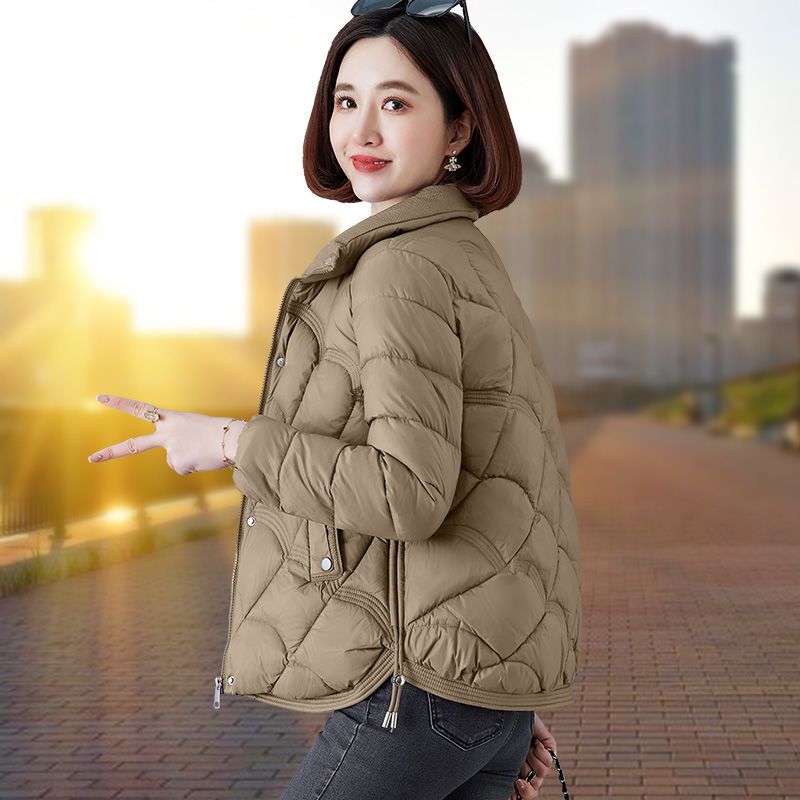波司豋棉衣女2023新款韩版修身显瘦轻薄保暖羽绒服服网红小个子短