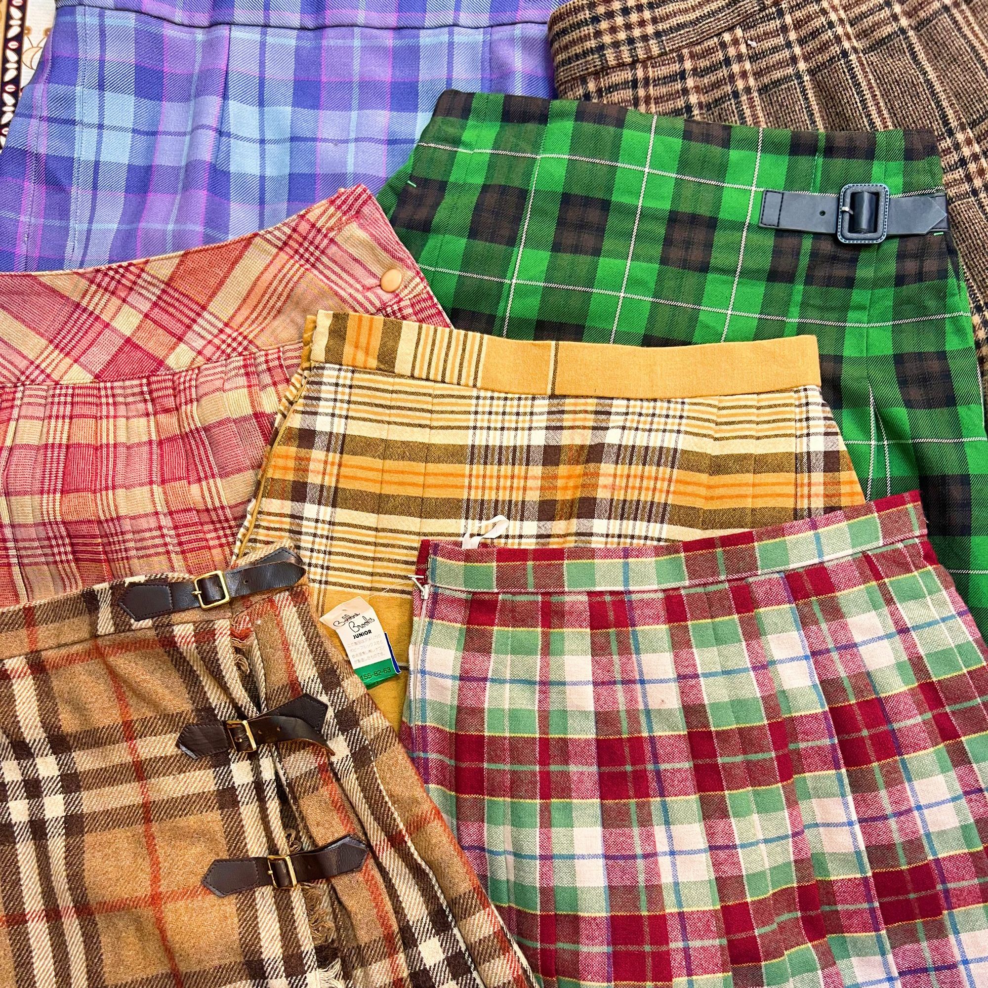 【38-68】三金日欧意产古着Vintage复古半裙