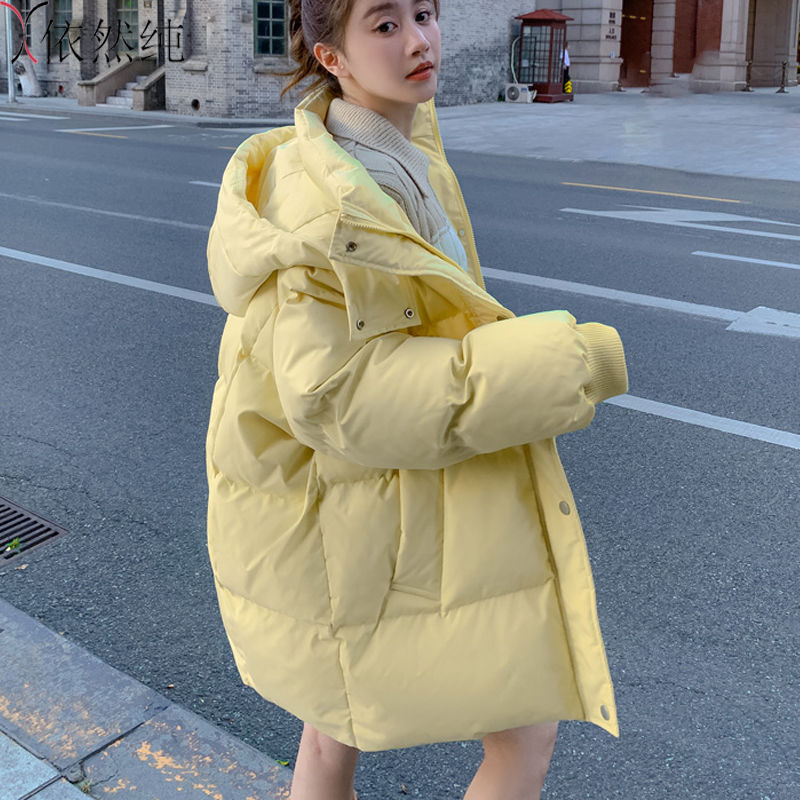 波登司羽绒服白鸭绒新款爆款依然季羽绒女士女款宽松加厚衣短款韩