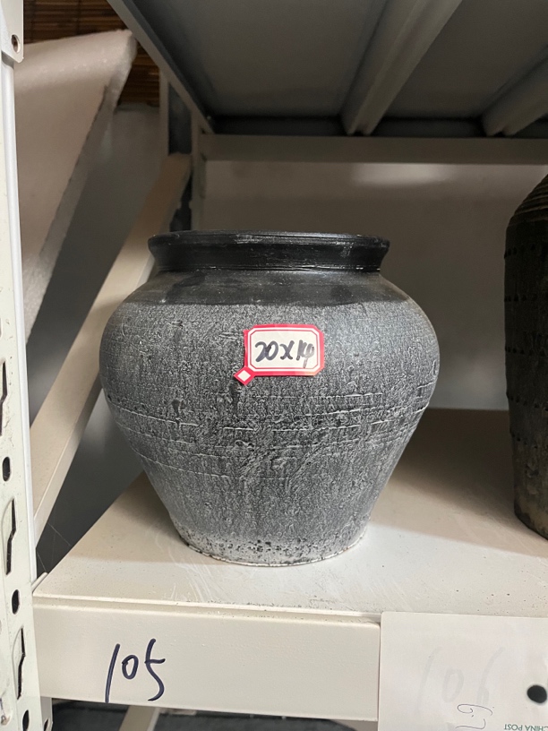 编号105-手工陶罐粗陶花瓶多肉花盆复古花瓶花器土陶罐瓦罐插干花