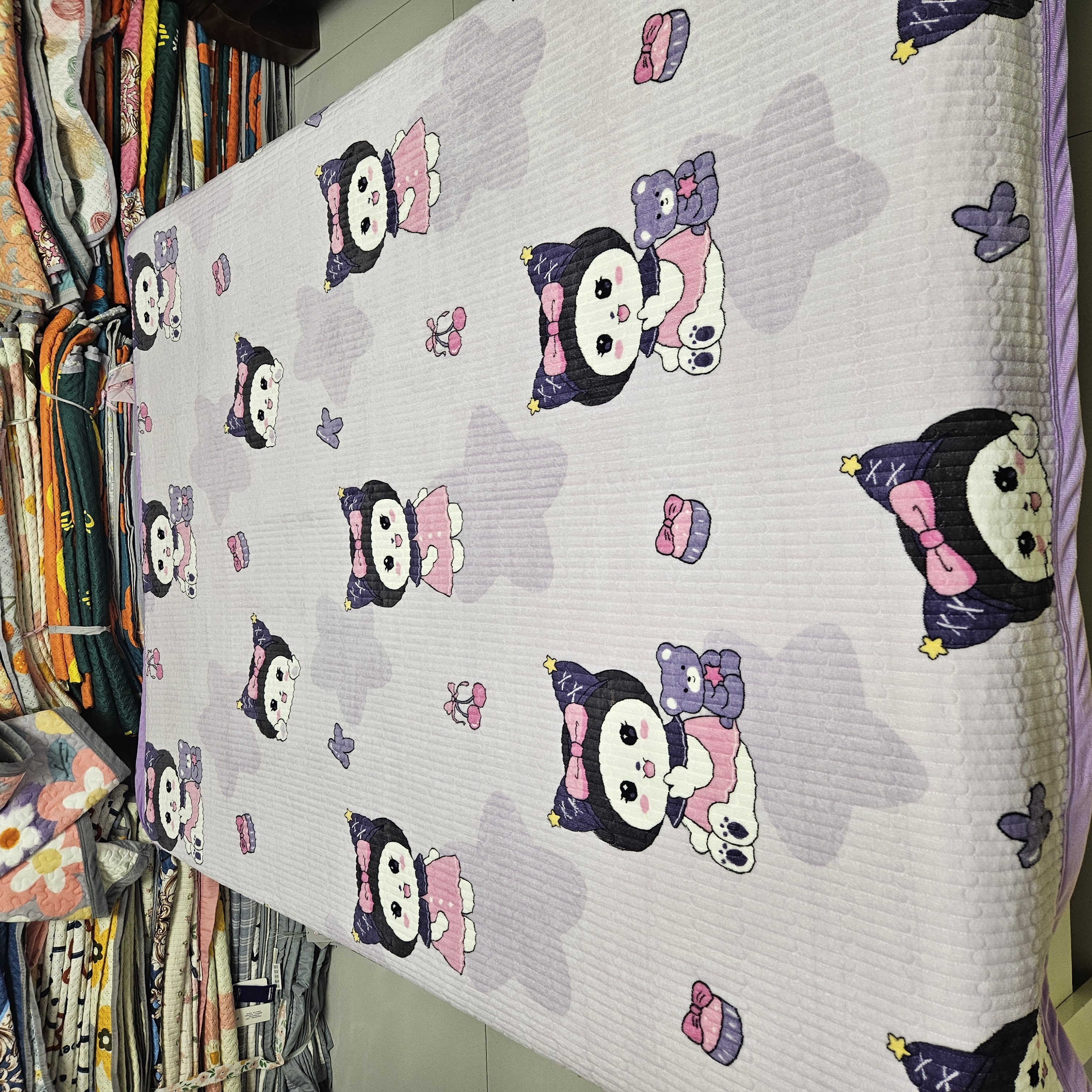 微瑕款库洛米款卡通版加绒加厚款柔软亲肤款床盖