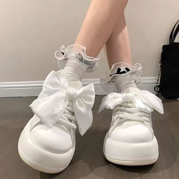 礼  女鞋皮鞋百搭春季厚底加绒日系女鞋皮鞋百搭春季玛丽珍厚底