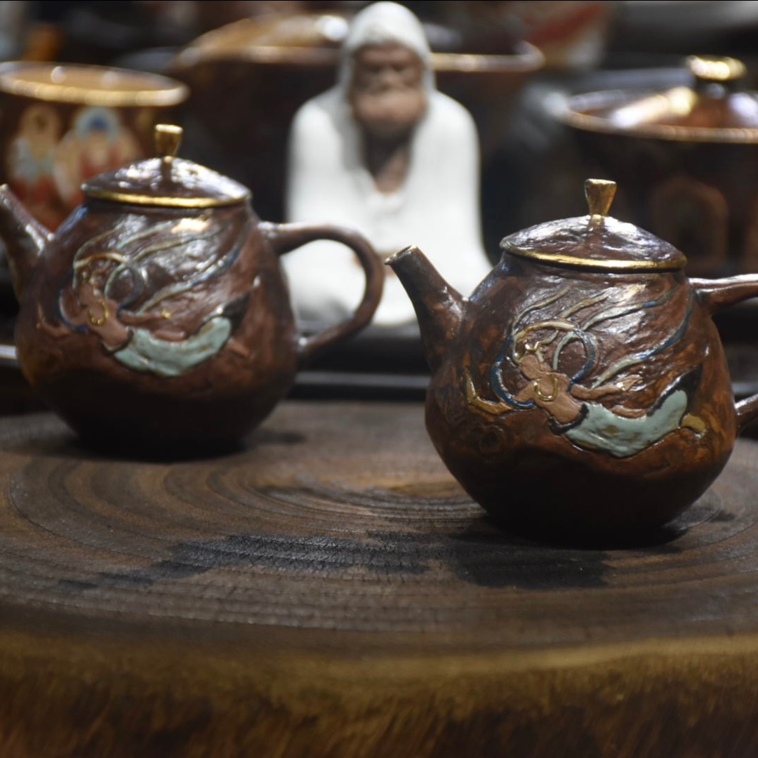 简趣 陈培强老师手工敦煌小品壶