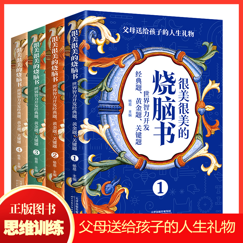 很美很美的烧脑书  世界智力开发经典题 黄金题关键书籍