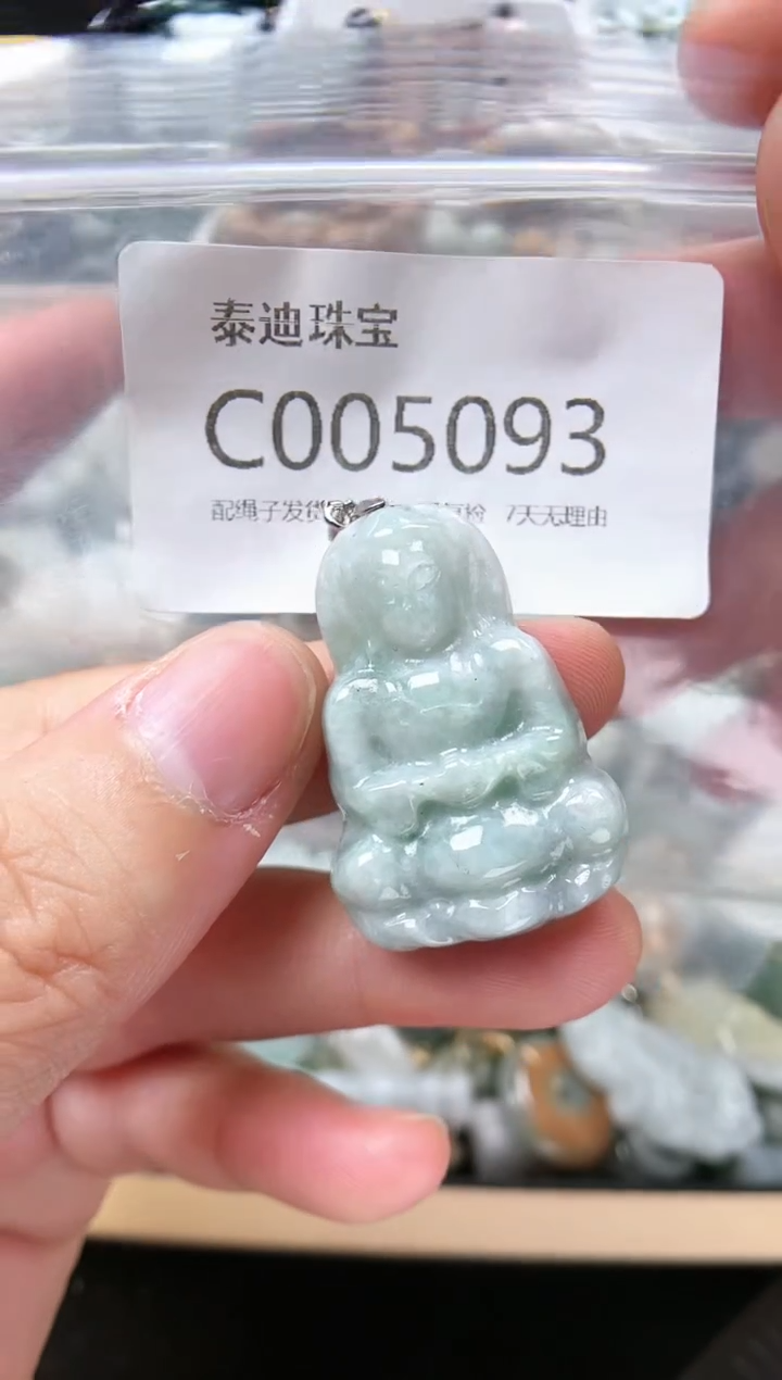 【闪购商品】翡翠颈饰未镶嵌/C/翡翠A货配好绳子发货