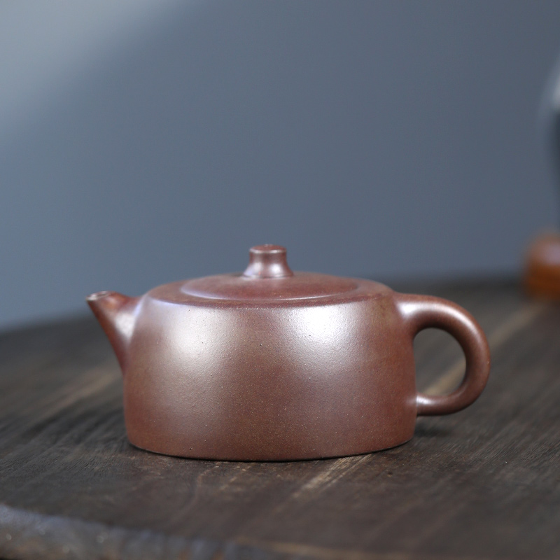 大吉羊柴烧 宜兴紫砂壶茶壶 原矿翡翠金砂玉尘天际240ml庄杰