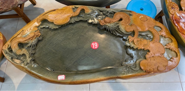 端砚石茶盘颜色漂亮创意新奇