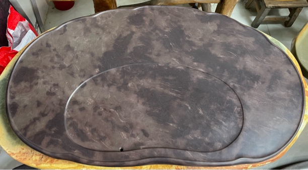 端砚石茶盘简约风格家居办公室一体创意新奇