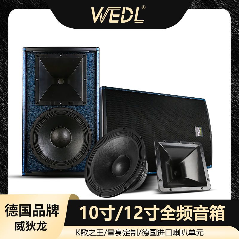 德国WEDL专业音箱舞台演出会议婚庆K歌酒吧派对房KTV全频HIFI音响