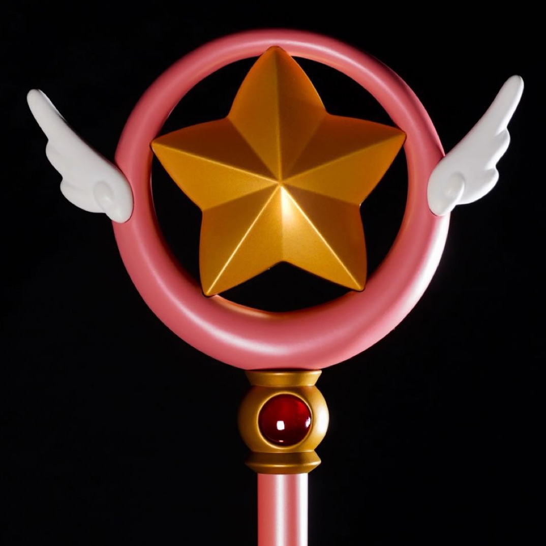 【金色星星杖】85cm送小翅膀PVC漫画原版COS道具魔法杖二次元宝藏