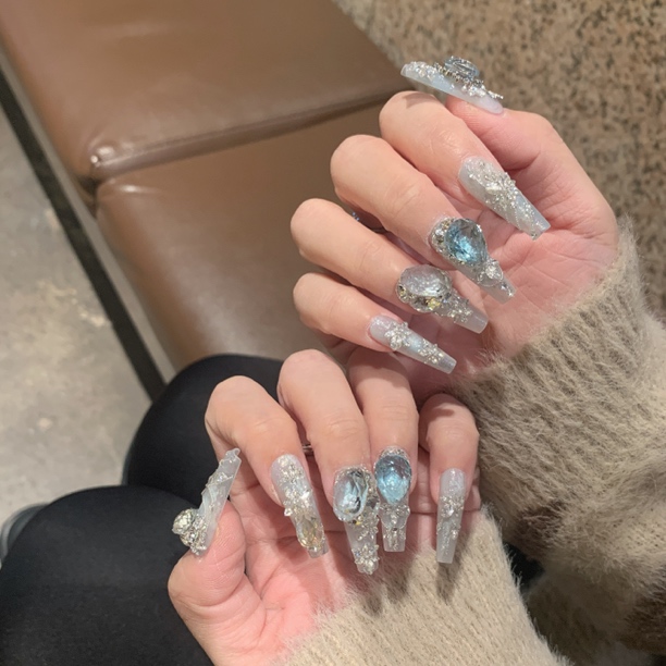 【星座系列】Yeeqi | 双鱼座 重工华子设计款手工穿戴甲定制