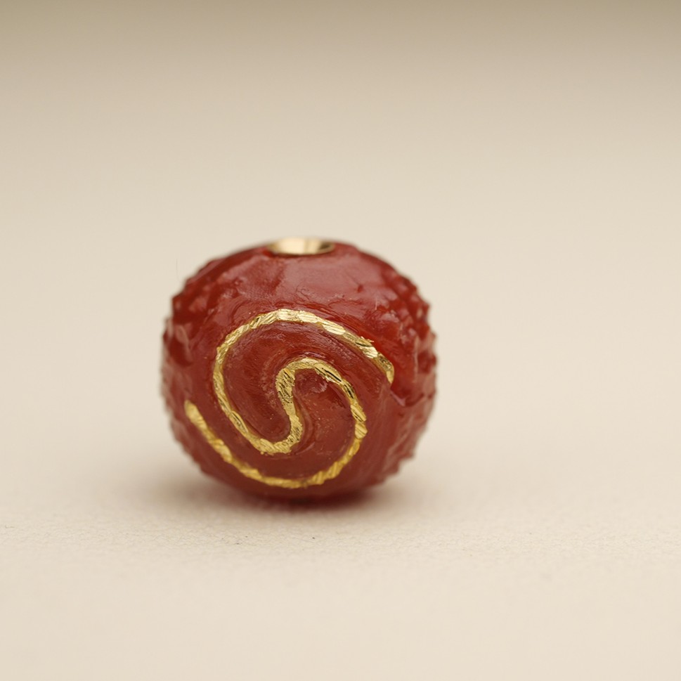 编号553       南红玛瑙配饰11*13mm