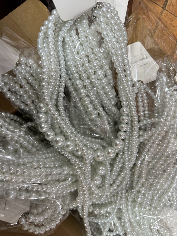 珍珠项链 拍照饰品影楼拍照饰品儿童拍照饰品多层珍珠项链