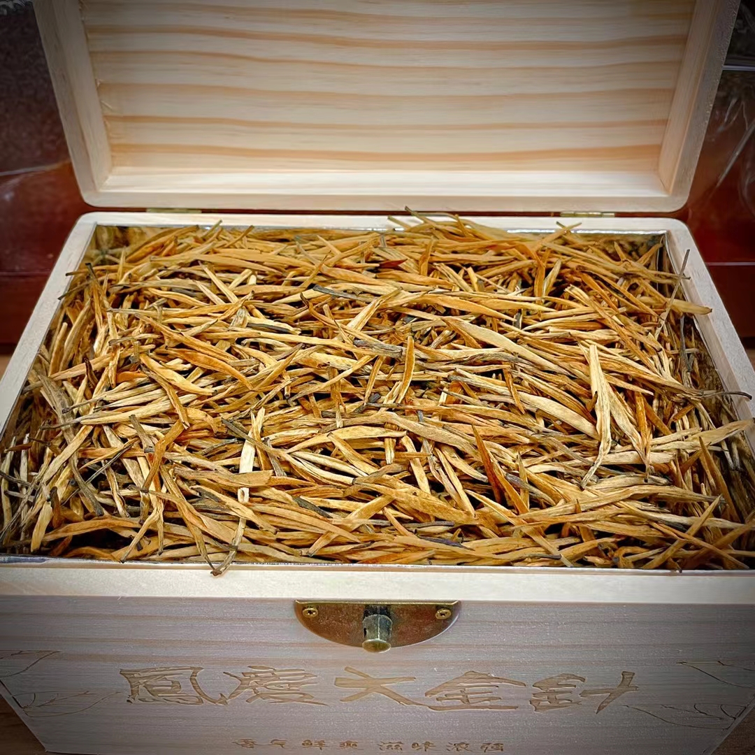 大金针滇红茶500g云南古树红茶正宗凤庆礼盒装茶叶经典蜜香红茶
