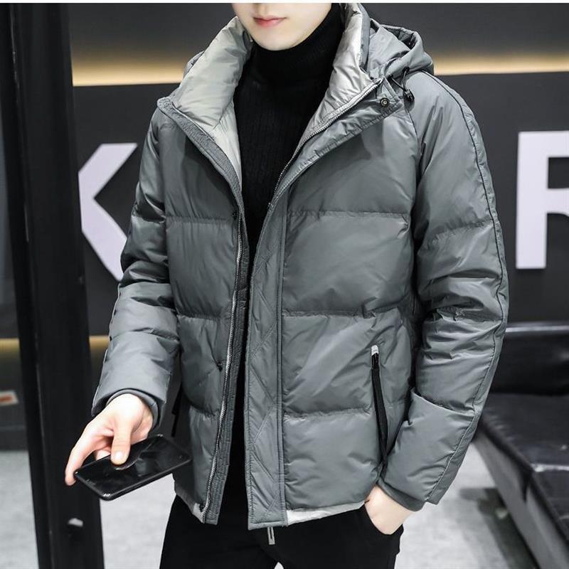 波司登品牌特价男士短款带帽羽绒服2023年新款潮男厚款白鸭绒保暖