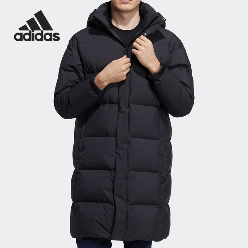 Adidas/阿迪达斯正品2022冬季男女保暖中长款羽绒服H23084