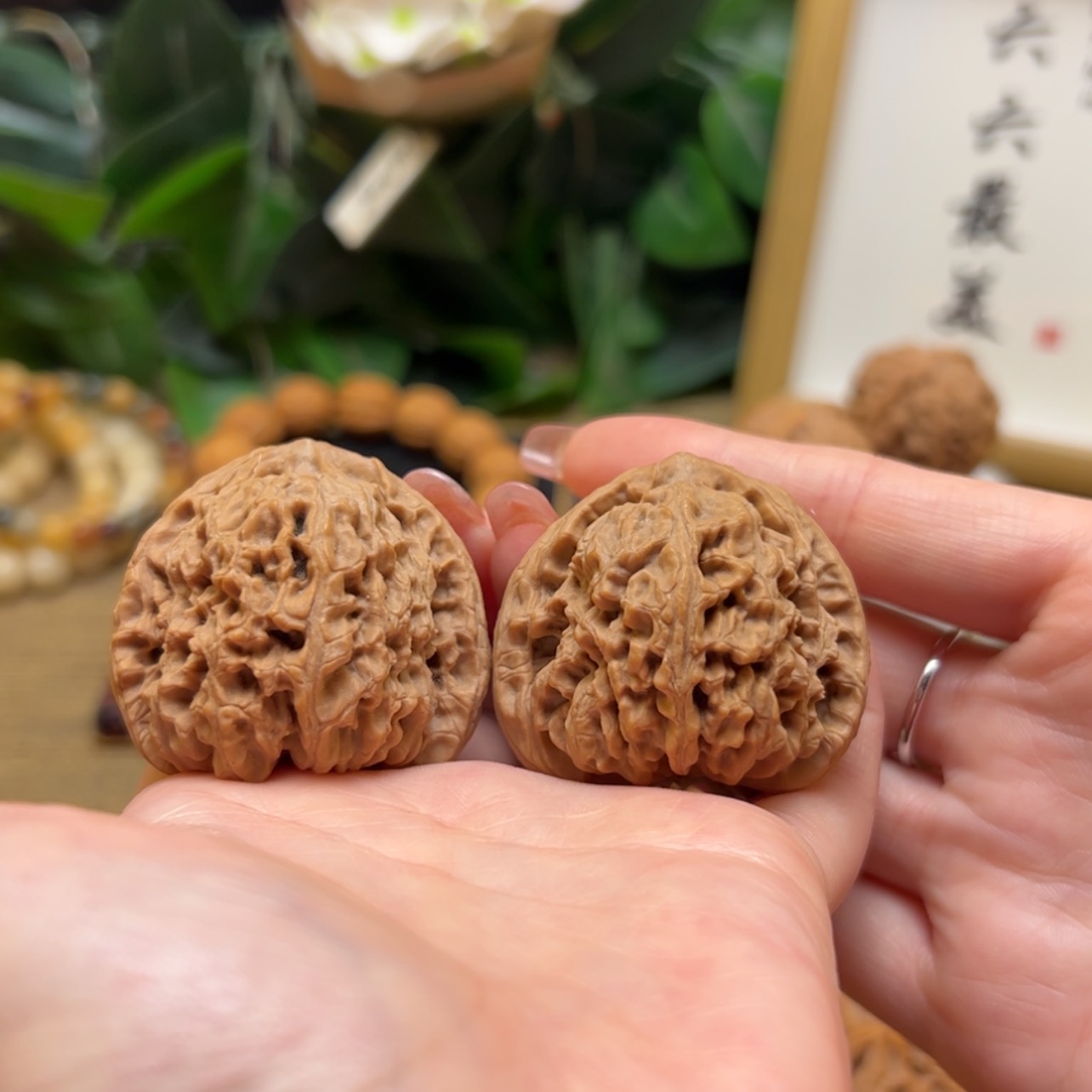 【闪购商品】文玩核桃把件42全品南疆石