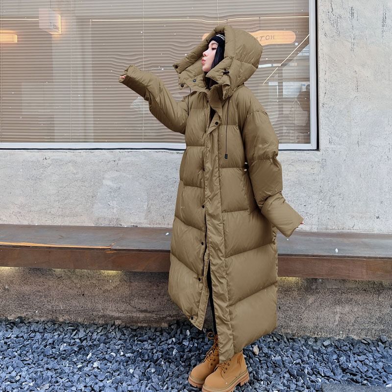 波司登羽绒羽绒棉服女中长款过膝2023冬季新款加厚棉衣面包服棉袄
