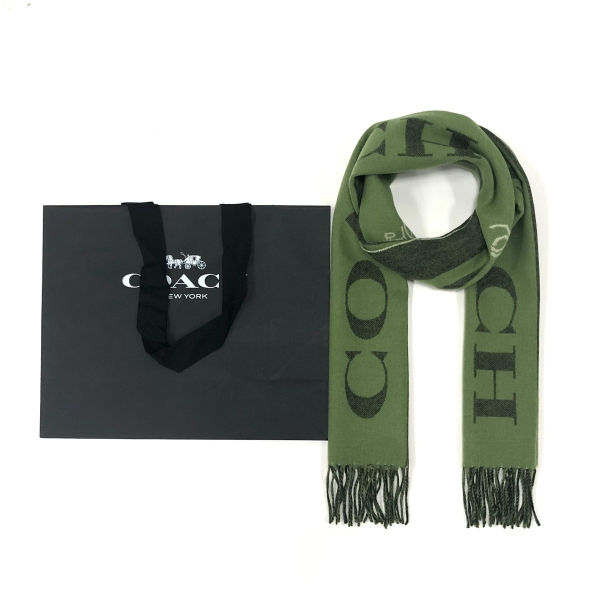 妃鱼/未使用/蔻驰/Coach/围巾/市场价2400