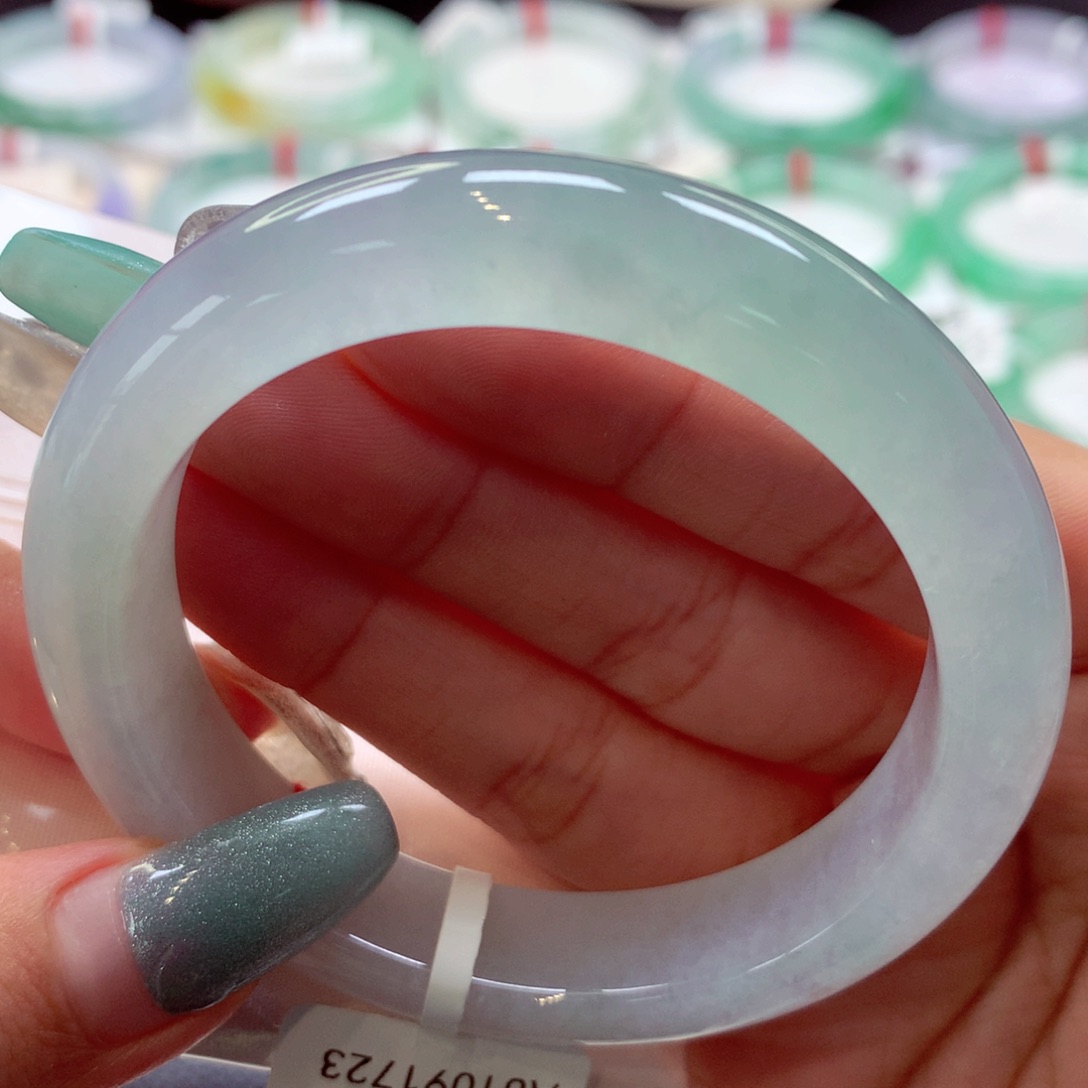 翡翠手镯未镶嵌正圈41号66