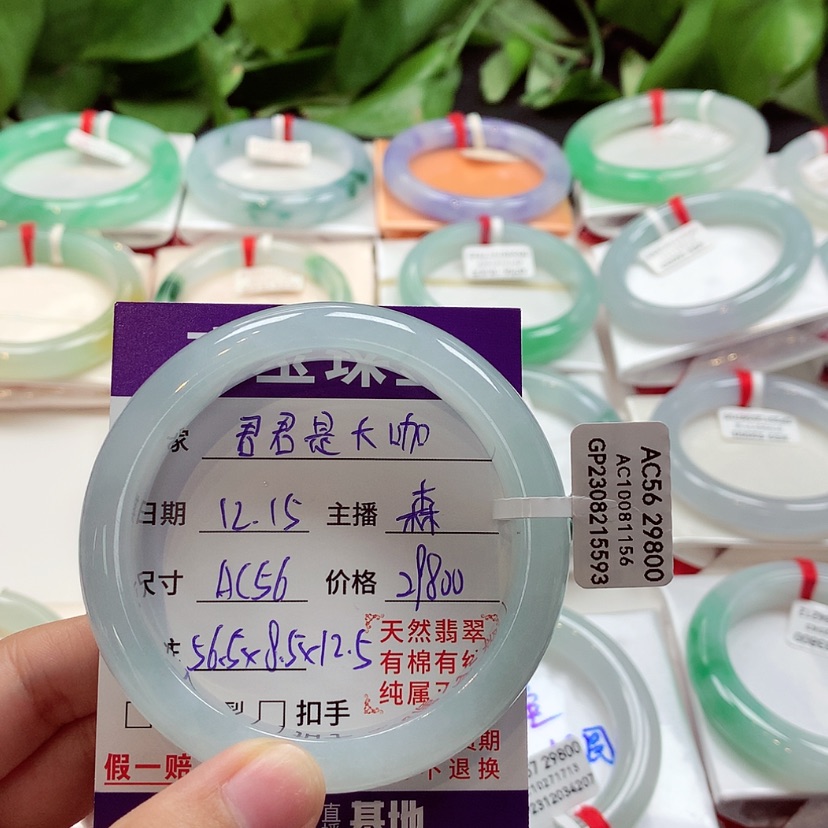 【闪购商品】翡翠手镯未镶嵌君***咖99
