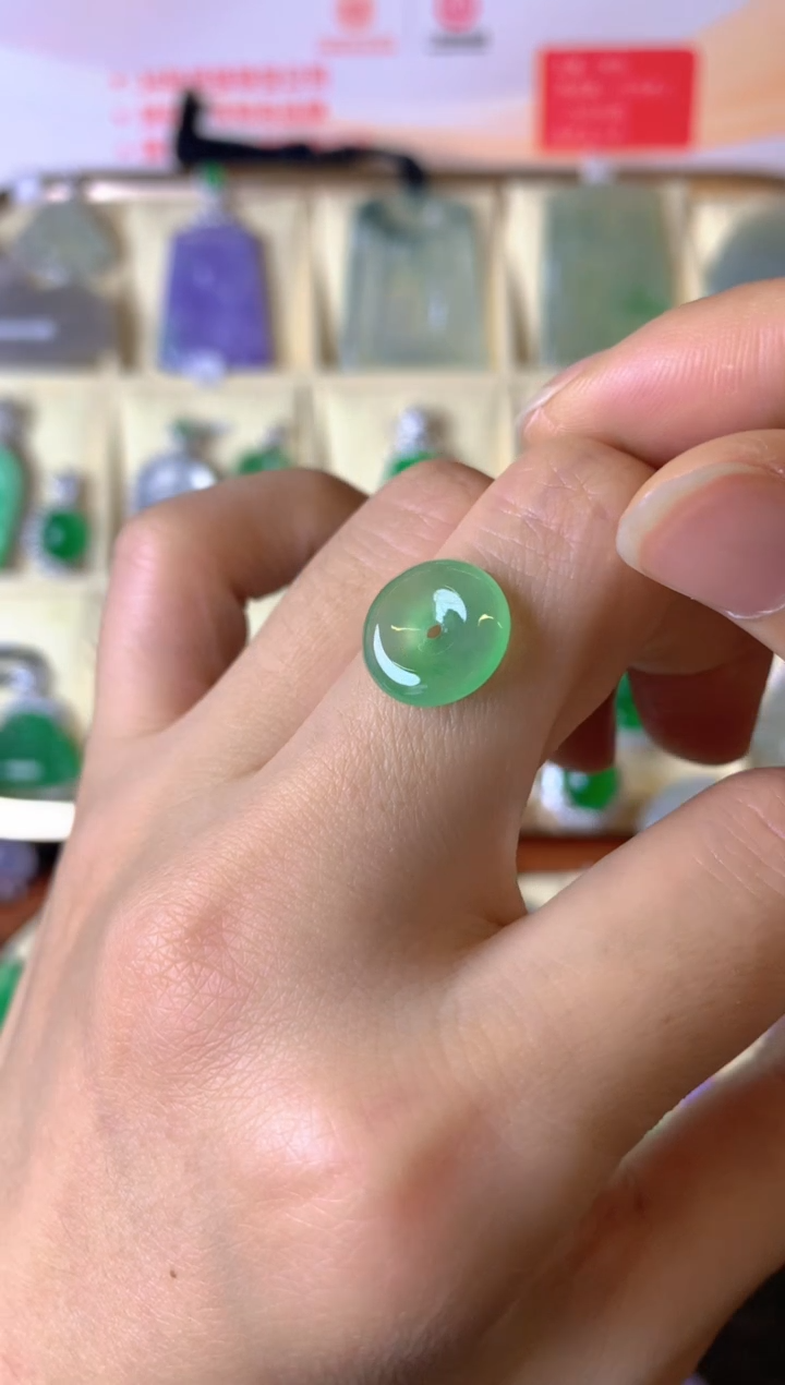 【闪购商品】定制翡翠未镶嵌1裸玉（客户意向镶嵌）