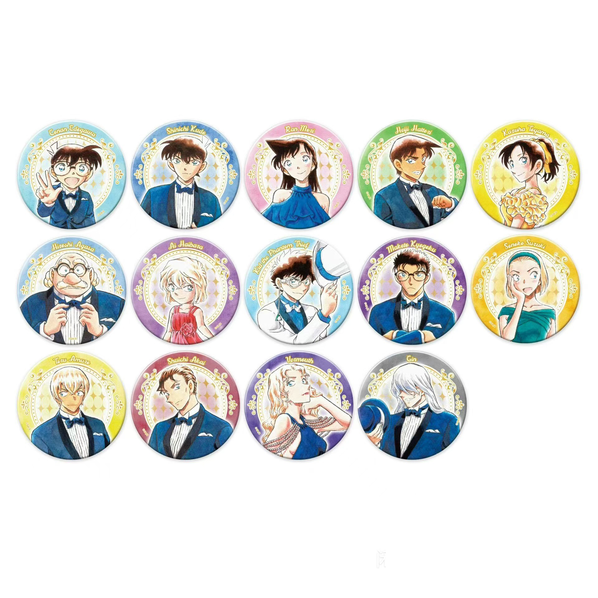 【名侦探柯南】台湾限定30周年限定磨砂吧唧