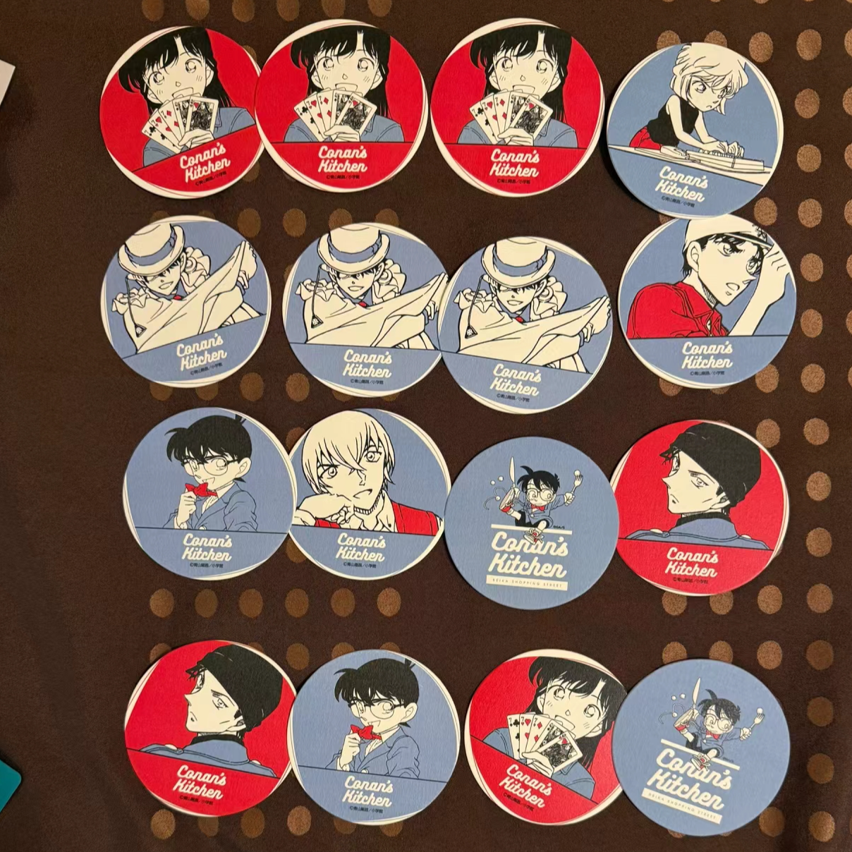【名侦探柯南】鸟取限定原画圆形杯垫