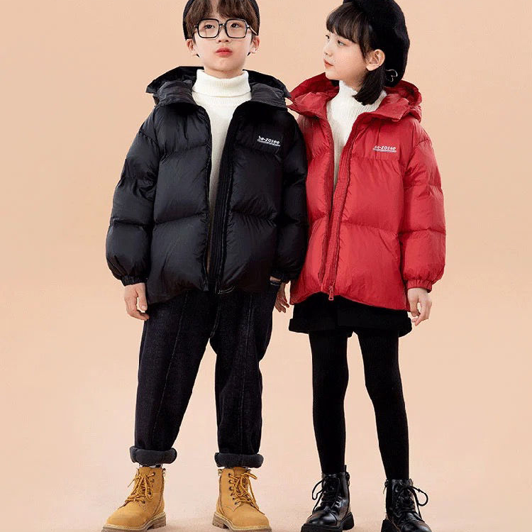 男童女童棉服外套2023宝宝新款洋气儿童外套男孩冬天衣服加厚棉衣