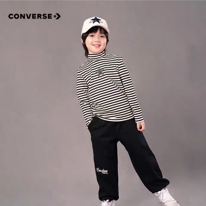 Converse匡威儿童装穿搭百搭舒适运动经典休闲长袖T恤  CV2342138