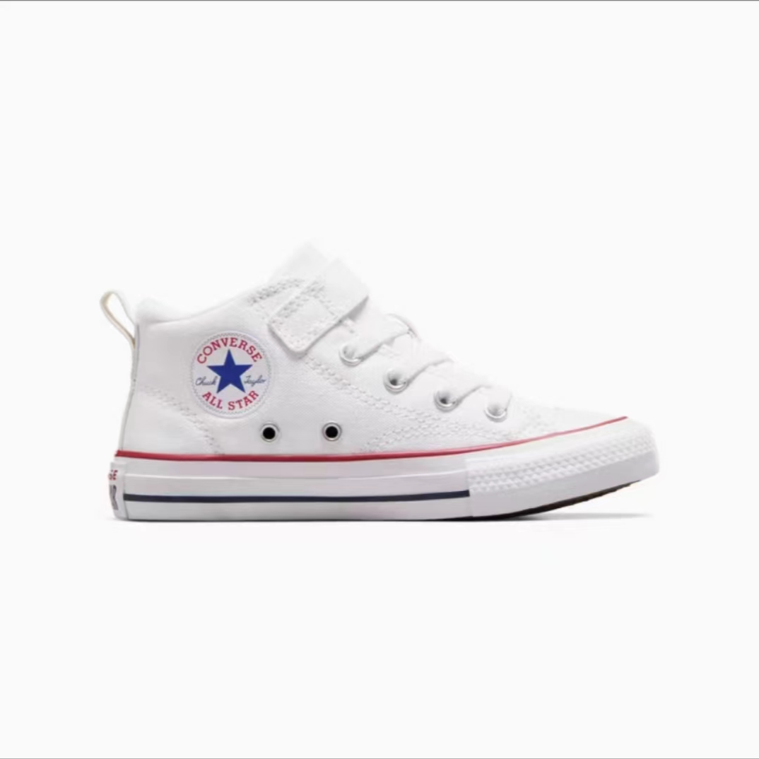 CONVERSE匡威儿童百搭休闲舒适魔术贴中帮帆布鞋 A04824C、A04825C
