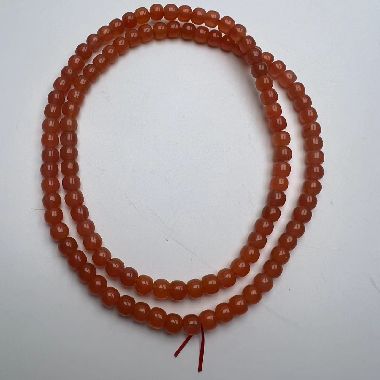 南红精致108手串尺寸5