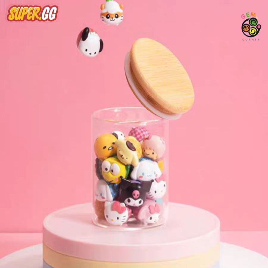 SuperGG三丽鸥mini粒粒第一弹系列盲盒萌粒酷洛米女生公仔礼物