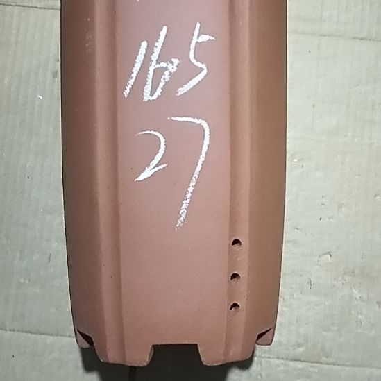 紫砂20CM（含）-50CM（不含）红泥抽角一个微瑕六方