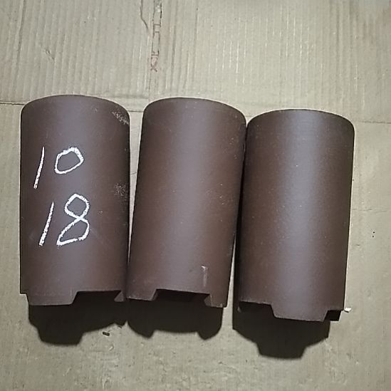 紫砂20CM（含）-50CM（不含）三个笔筒瑕疵