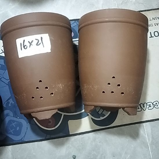 紫砂20CM（含）-50CM（不含）三线紫泥两个微瑕
