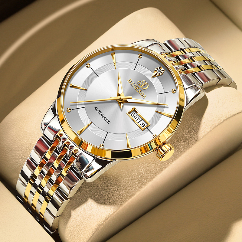 宾卡达（binkada）新款时尚潮男士全自动机械腕表-8904