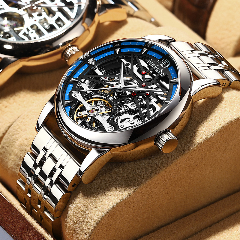 宾卡达（binkada）新款时尚潮男士全自动机械腕表-1984B