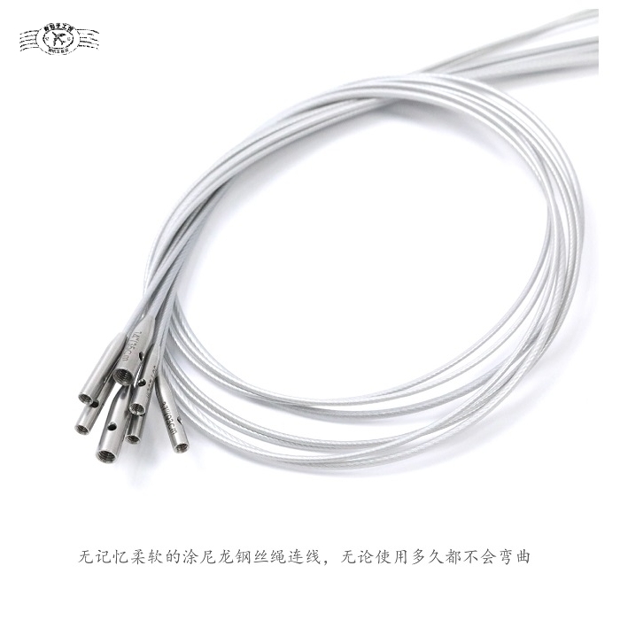 Chiaogoo 巧姑360旋转金属可拆卸环针 连接绳可拆卸针绳编织工具