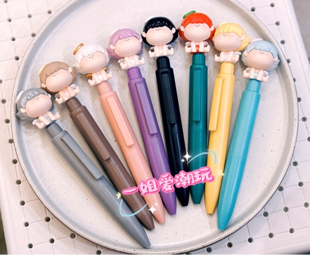 DIY正版萌粒胖胖笔
