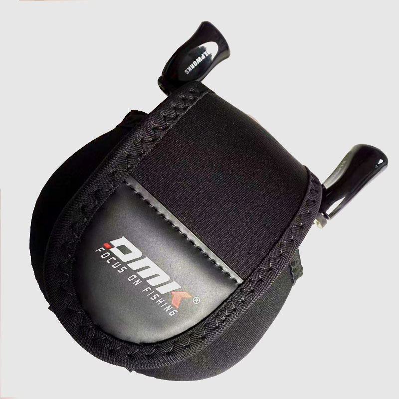 德米克水滴轮收纳包通用渔轮包防刮加厚路亚轮包免拆竿轮包保护套