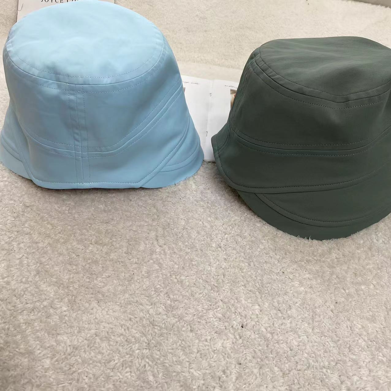 （无防风绳）夏季两面戴不规则渔夫帽 C7206